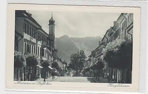 20648 Ak Murnau am Staffelsee Hauptstrasse vers 1930