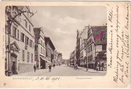 20626 Ak Darmstadt Alexanderstrasse 1901