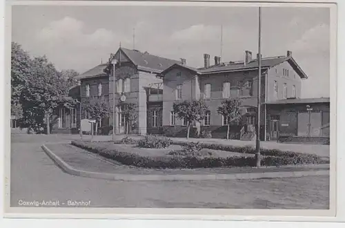 20624 Ak Coswig Anhalt Bahnhof 1941