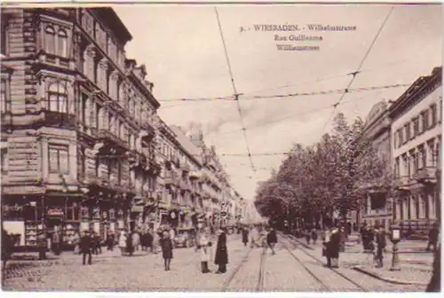 20621 Ak Wiesbaden Wilhelmstrasse um 1920