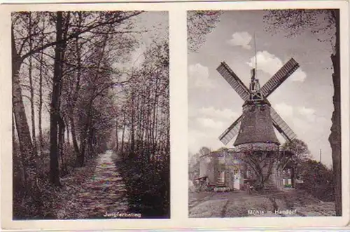 20602 Ak Handorf Jungfernsberg et Mühle 1939