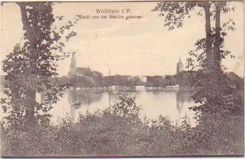 20586 Feldpost Ak Wollstein in Poméranie 1916
