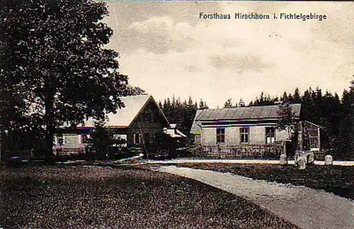 20579 Ak Forsthaus Hirschhorn dans les montagnes de Fichtel 1910