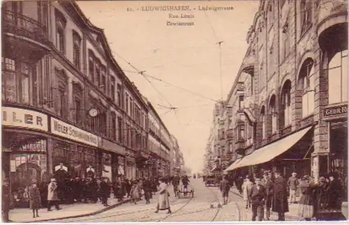 20571 Ak Ludwigshafen Lodwiggstraße vers 1910