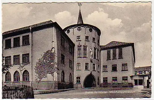20563 Ak Brakel Kr. Höxter Mädchengymnasium um 1960