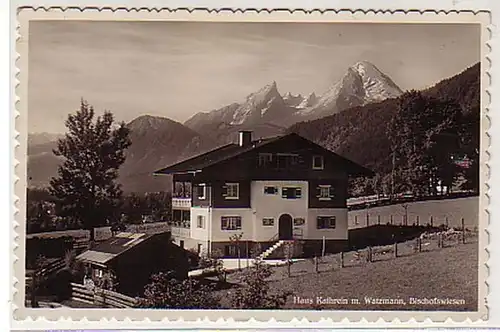 20554 Ak Bischofswiesen Pension Haus Kathrein um 1930