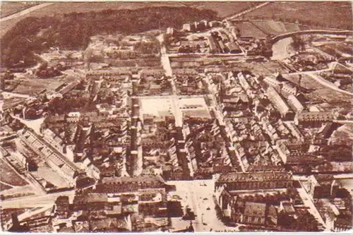 20541 Ak Luftbild von Saarlouis um 1930