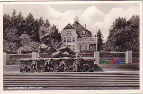 20533 Ak Lüdenscheid Ehrenmal um 1940