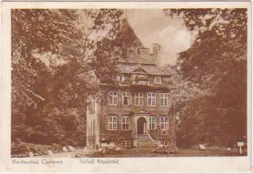 20517 Ak Mer du Nordbad Cuxhaven Château de Ritzebüttel 1924