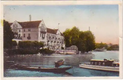 20474 Ak Konstanz am Bodensee Insel - Hotel um 1930
