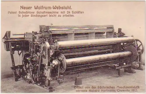 20444 Reklame Ak Chemnitz Maschinenfabrik Hartmann 1913