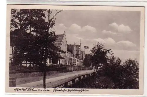 20438 Ak Ostseebad Lubmin in Pommern Eisenbahn Erholungsheim 1939
