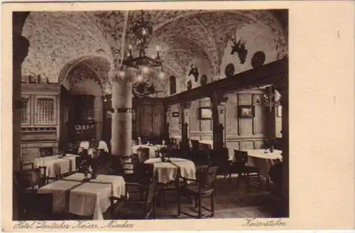 20424 Ak München Hotel Deutscher Kaiser 1930