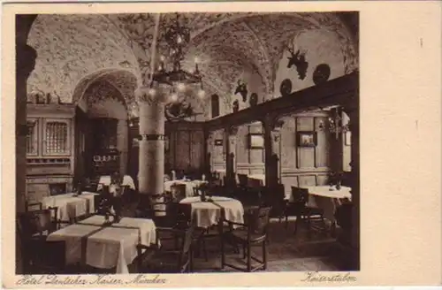 20424 Ak Munich Hotel Deutscher Kaiser 1930