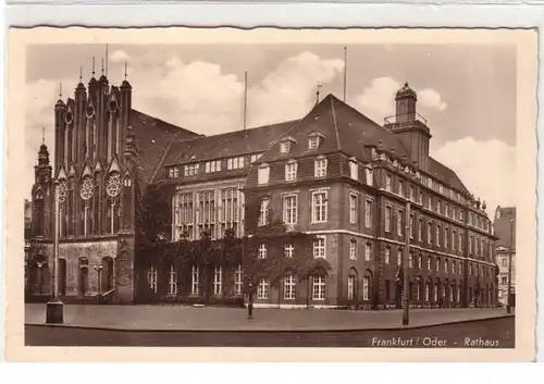 20367 Ak Frankfurt Oder Rathaus 1942