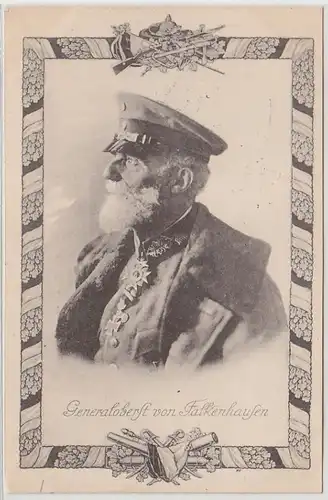20357 Poste de terrain Ak Chef général de Falkenhausen 1915