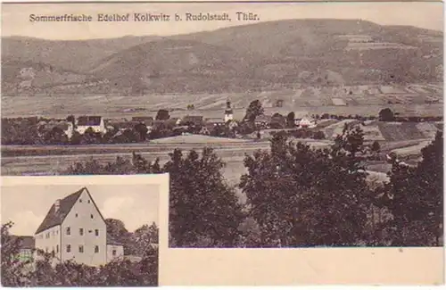 20349 Edelhof Kolkwitz bei Rudolstadt in Thür. 1922