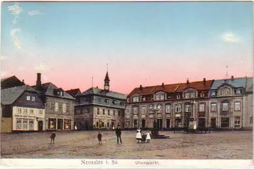 20340 Ak Neusalza in Sachsen Obermarkt 1912