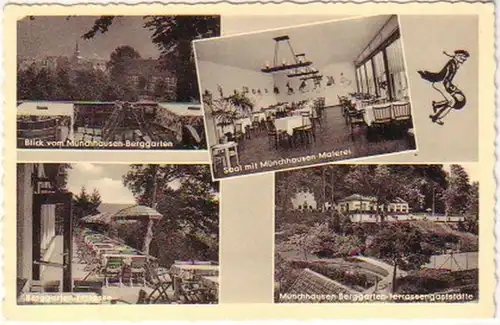 20339 Multiages Ak Münchhausen Berggarten vers 1930