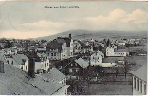 20328 Ak Gruß aus Oberneukrich Totalansicht 1910