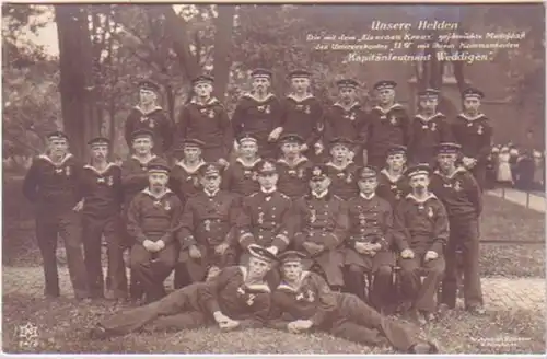 20314 Ak Lieutenant-colonel Adjugé et équipage vers 1915