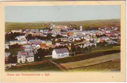 20297 Ak Gruß aus Markneukirchen im Vogtland um 1910