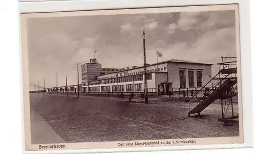 20272 Ak Bremerhaven der neue Lloyd Bahnhof 1927