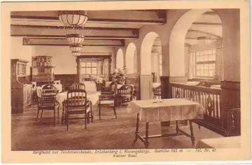 20240 Ak Brückenberg dans le Mont Montagne des Géants Hôtel de montagne vers 1930