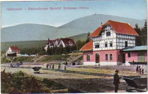 20235 Ak Halberstadt Gare de Trinanne-Hohne vers 1920