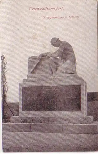 20205 Ak Teichwolframsdorf Kriegerdenkmal 1914/18