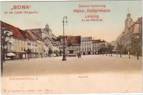 20197 Publicité Ak Weissenfels à la Salle vers 1910
