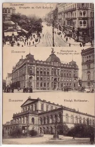 20182 Mehrbild Ak Hannover Café usw. um 1910