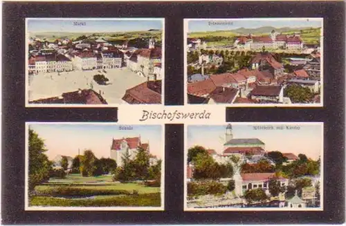 20180 Mehrbild Ak Bischofswerda Schule usw. 1914