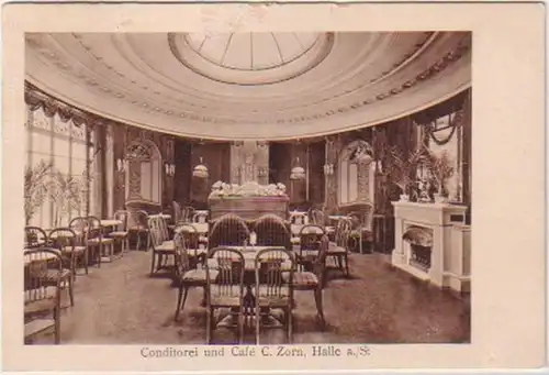 20157 Ak Halle a.S. Conditorei et Café 1914