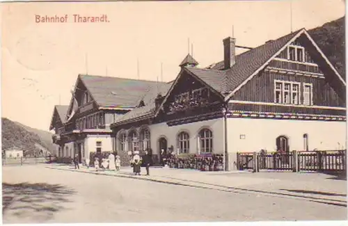 20146 Ak Bahnhof Tharandt 1915