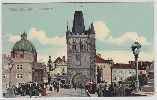 20142 Ak Prag Altstädter Brückenturm 1911