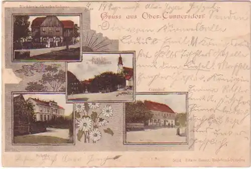 20085 Mehrbild Ak Gruss aus Ober Cunnersdorf 1903