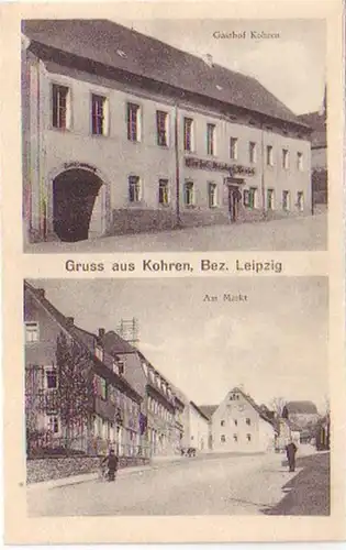 20061 Salutation multi-image Ak de Kohren Auberge vers 1920