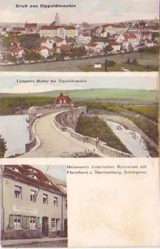 20007 Mehrbild-Ak Gruß aus Dippoldiswalde um 1920