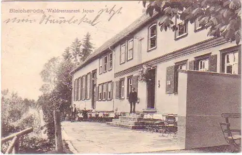 20002 Ak Bleicherode Waldrestaurant Japan 1909