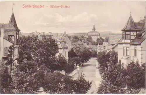 19997 Ak Sondershausen Göldnerstrasse um 1910