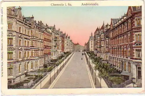 19990 Ak Chemnitz Andrèsstraße um 1910