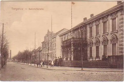 19968 Ak Torgelow Bahnhofstrasse vers 1920