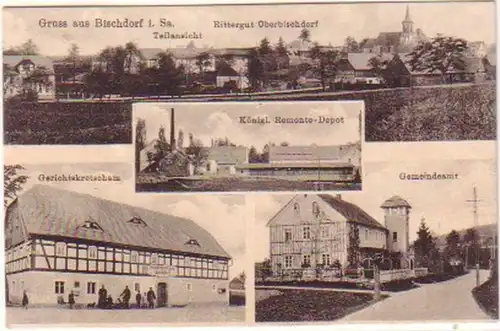 19965 Mehrbild Ak Gruss aus Bischdorf in Sa. 1917