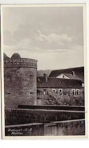 19948 Ak Büdingen in Oberhessen Mühltor um 1940