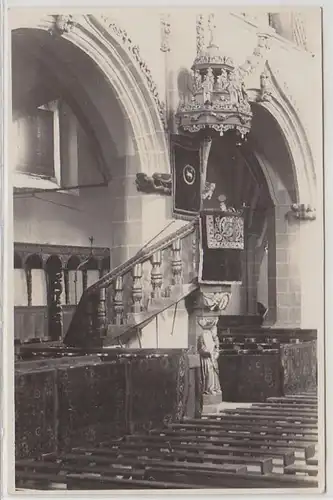 19904 Foto Ak Kronstadt Kircheninneres Siebenbürgen Rumänien um 1915