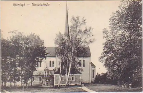 19889 Ak Dobrilugk Église Trinitati vers 1920
