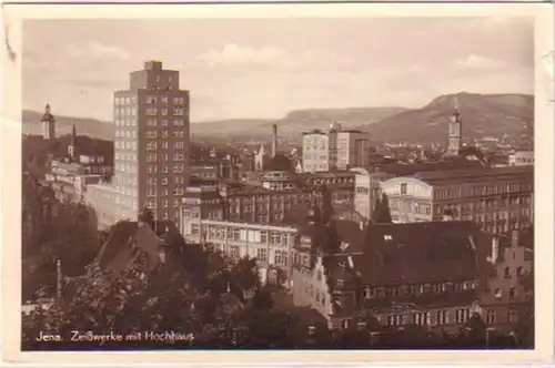 19835 Ak Jena Zeißwerke mit Hochhaus 1936