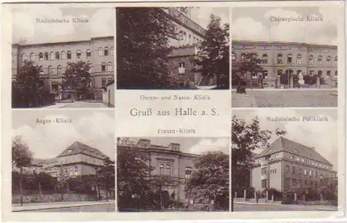 19796 Feldpost Ak Gruss, de Halle, à la Salle 1937