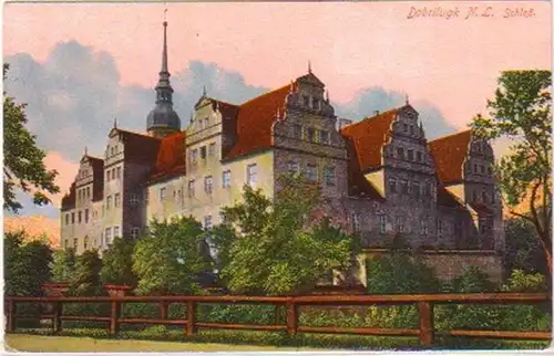 19782 Feldpost Ak Dobrilugk Niederlausitz Schloss 1914